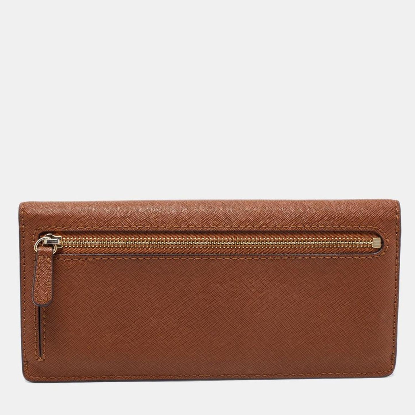 Michael Kors Brown Leather Continental Wallet..