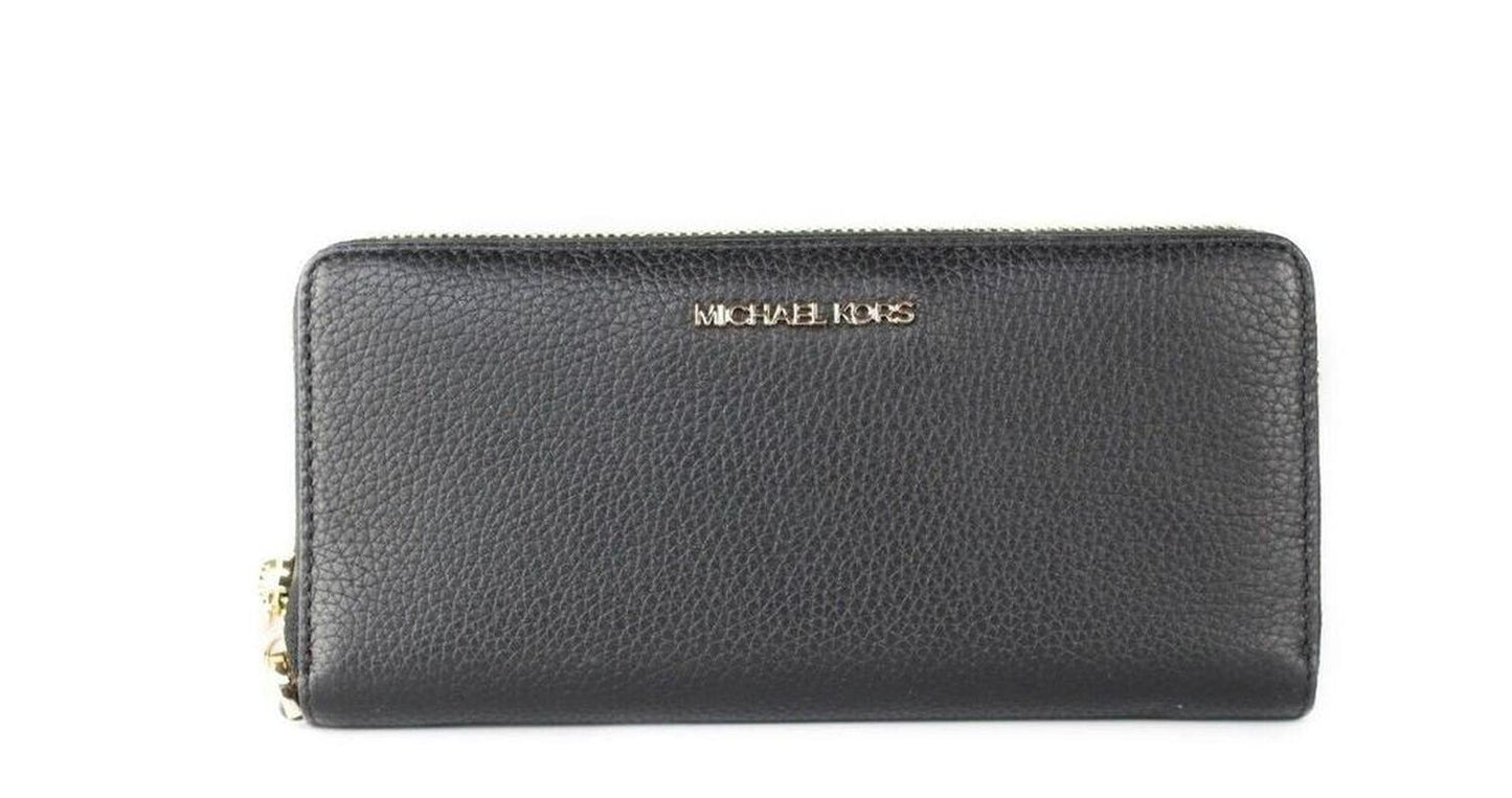 Jet Set Travel Large Pebble Leather Continental Wrist Women's Wallet