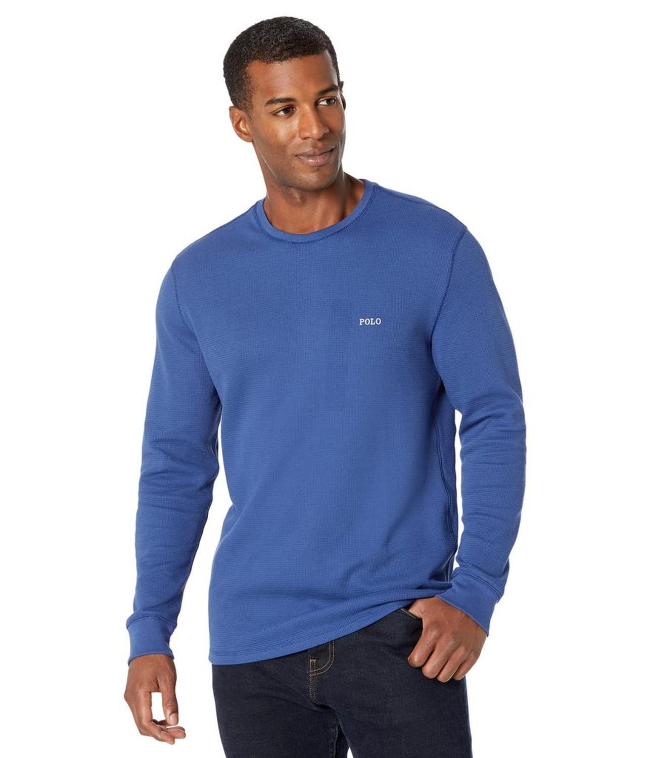 Waffle Long Sleeve Crew
