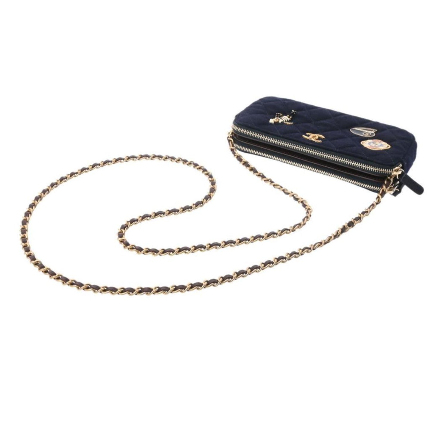 Chanel Coco Mark Cotton Shoulder Bag (Pre-Owned)