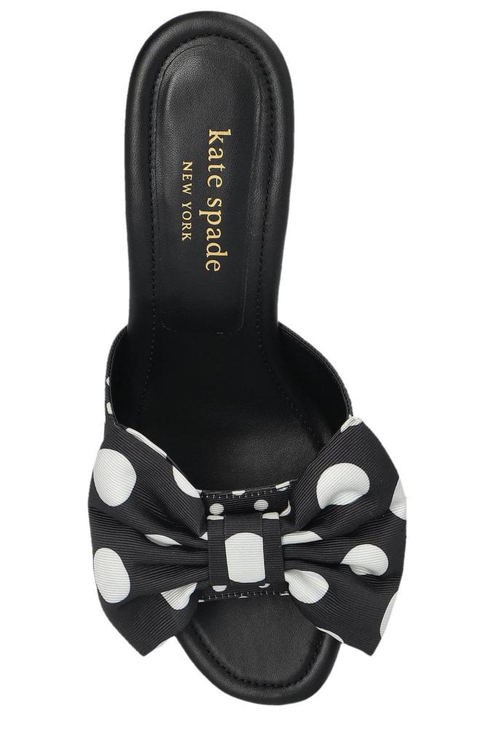 Kate Spade Polka Dot Bow Sandals
