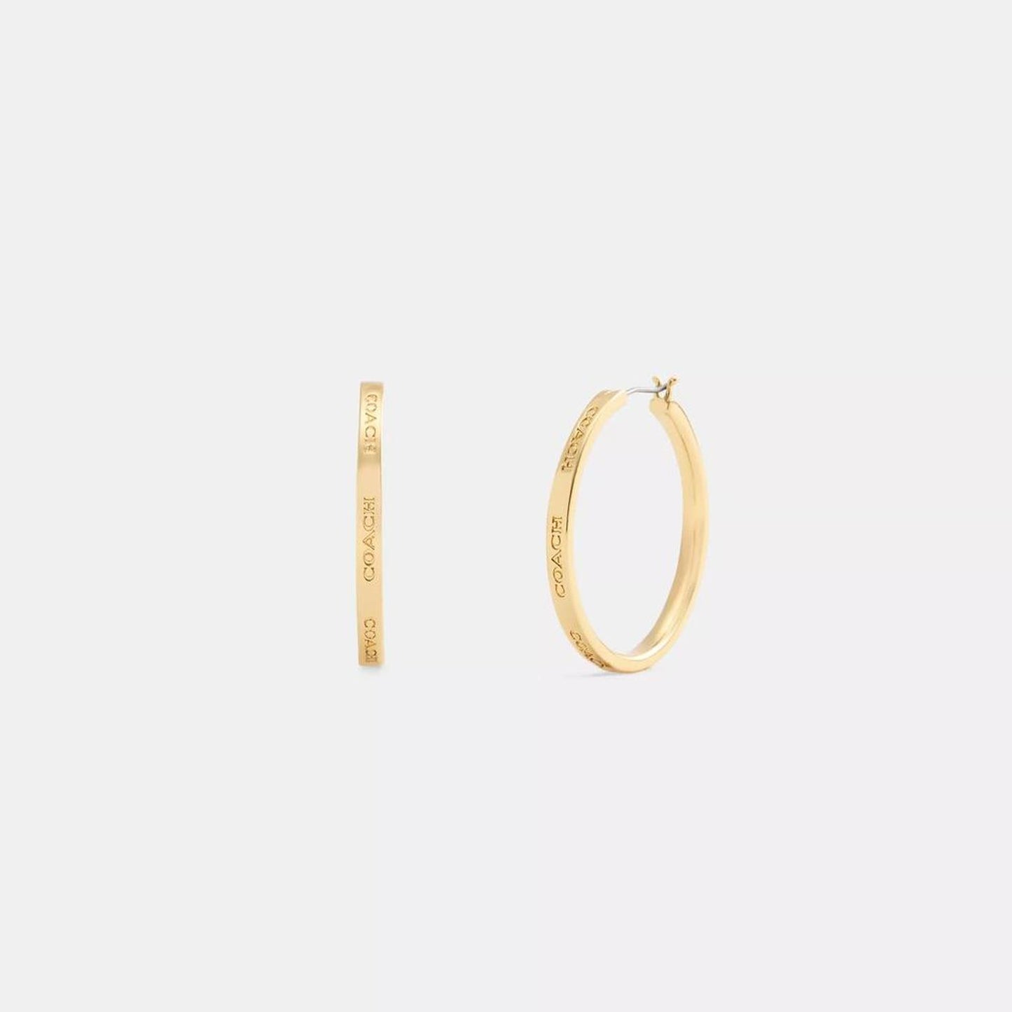 Coach Medium Hoop Earrings