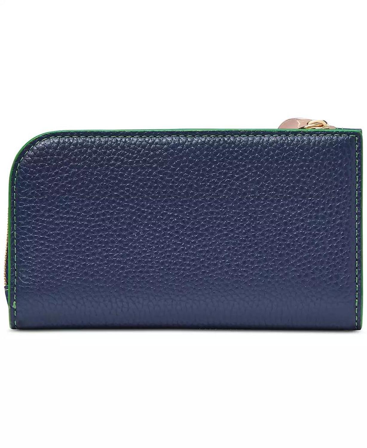 In the Garden Small Leather Slim Bifold Wallet