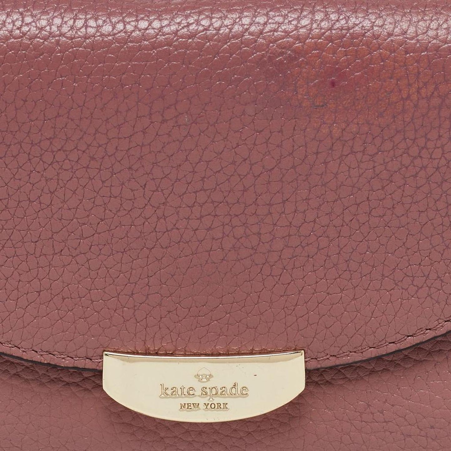 Kate Spade Pink Leather Trifold Compact Wallet