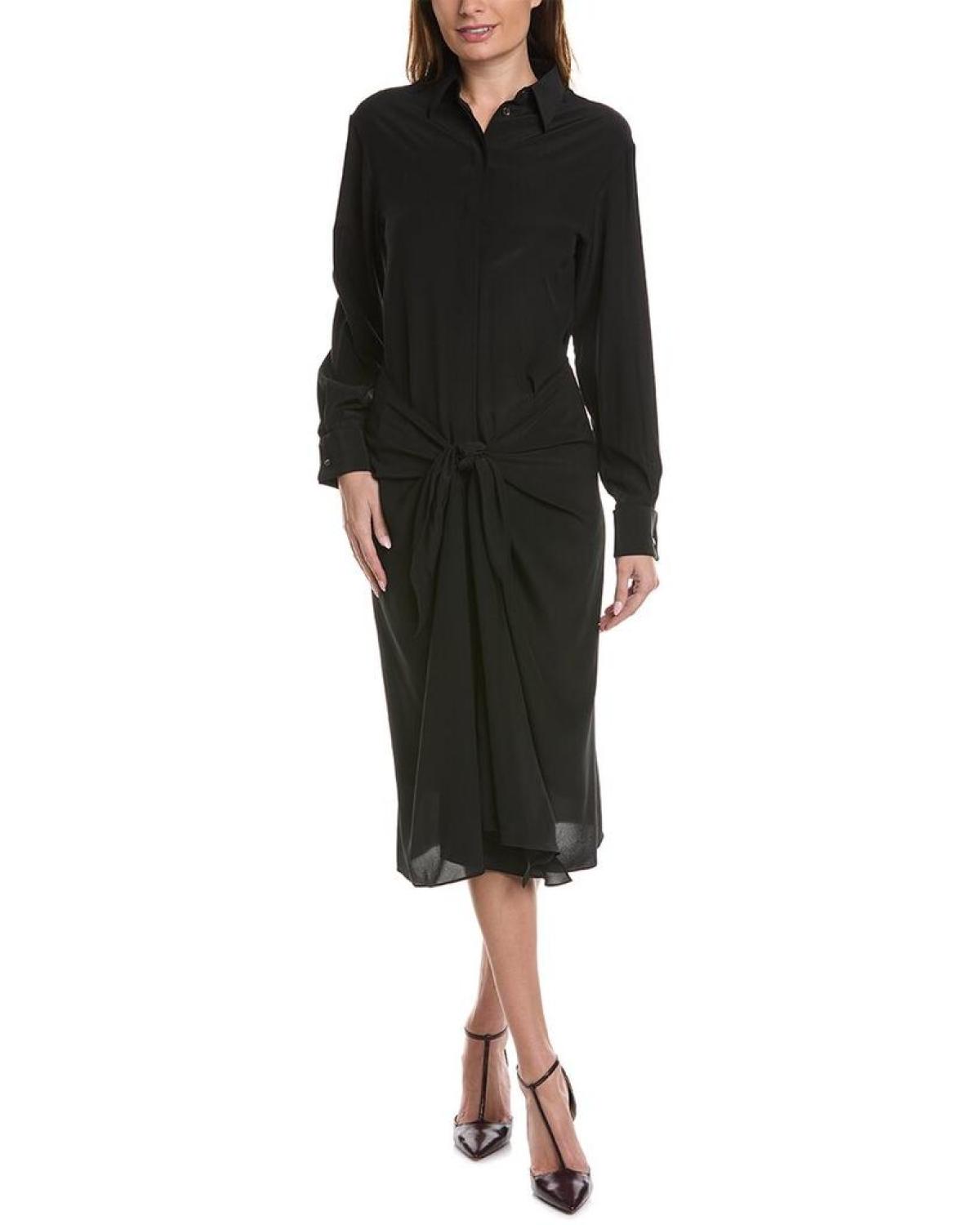 michael kors shirt dress silk Michael Kors Collection