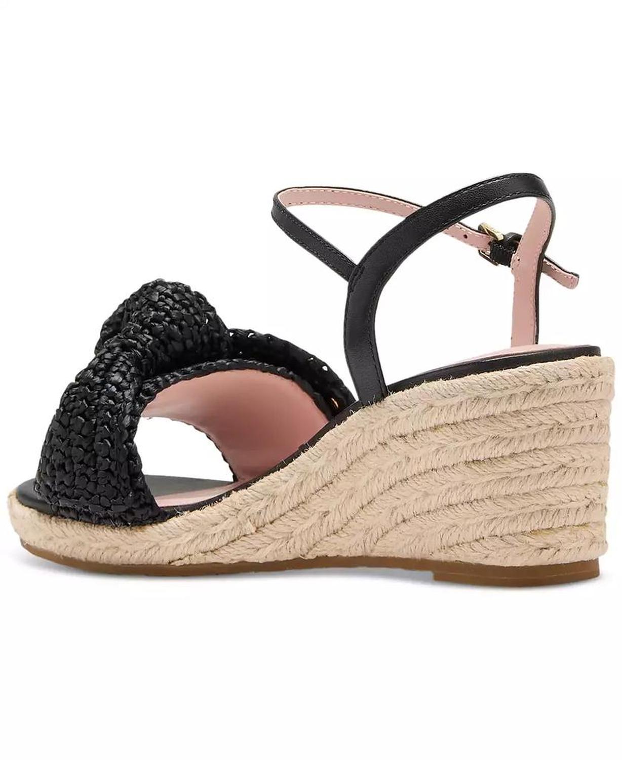 Women's Leandra Raffia Espadrille Wedge Sandals