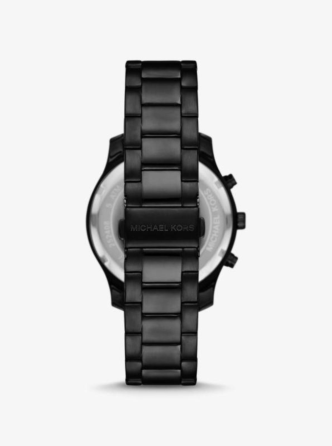 Oversized Berkley Black-Tone Watch