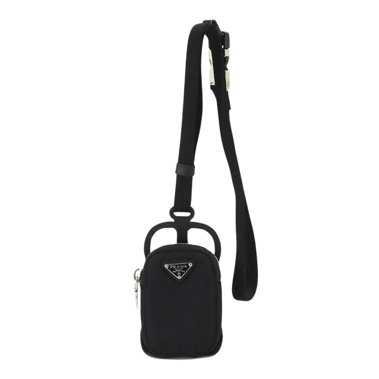 Prada Re-Nylon Synthetic Clutch Bag (Pre-Owned)