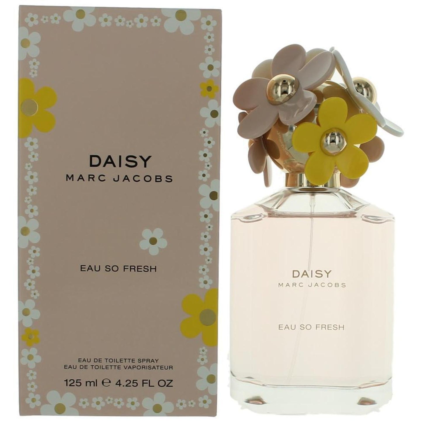 2pcs Daisy Eau So Fresh by , 4.2 oz Eau De Toilette Spray for Women