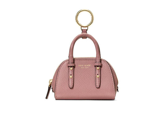 Charmed Pebbled Leather Nano Carryall Bag Charm