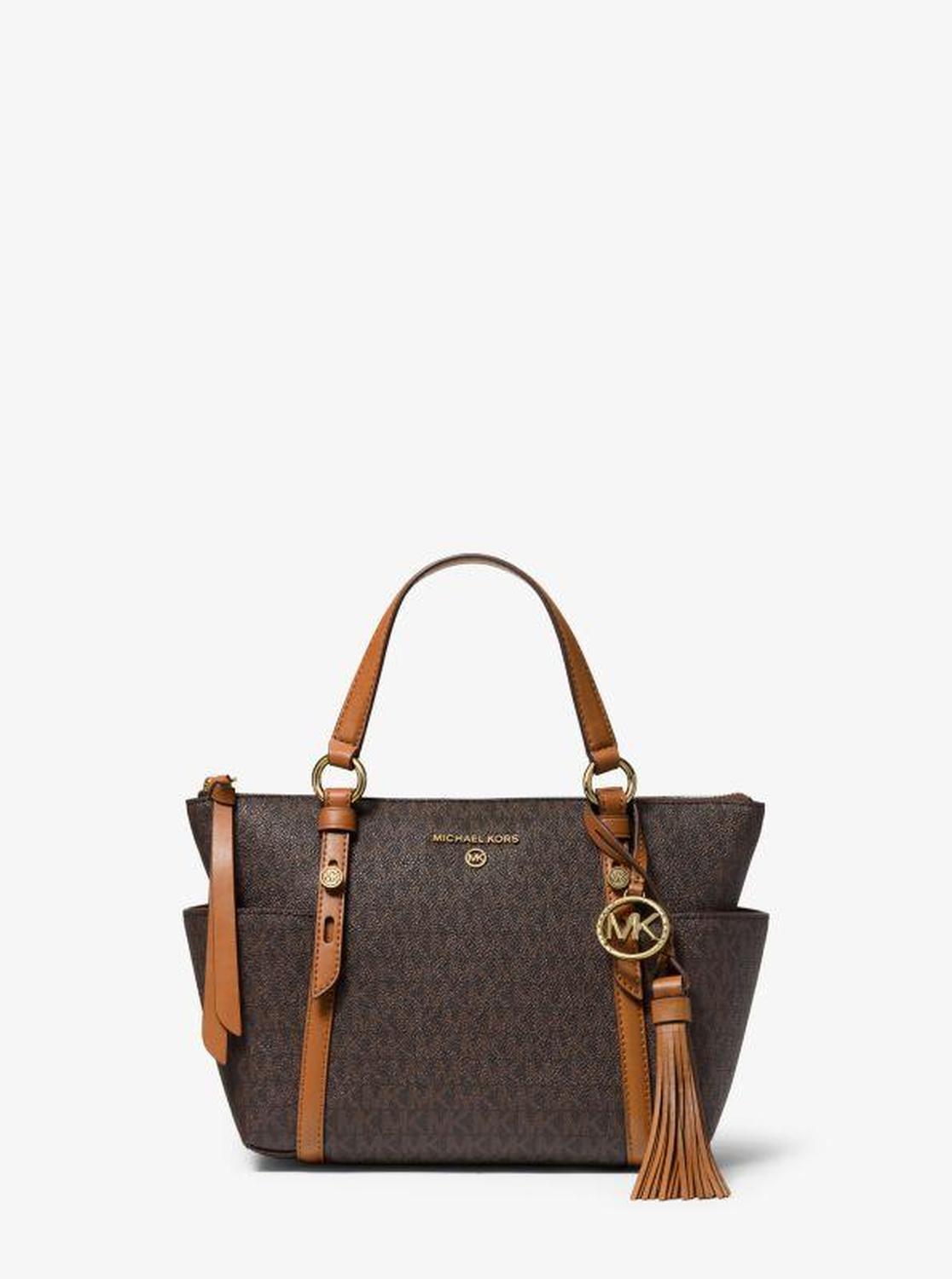 Sullivan Small Logo Top-Zip Tote Bag
