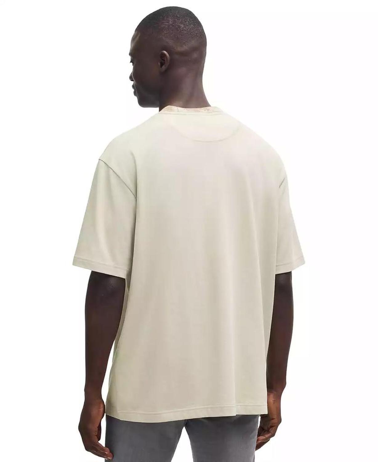 Men's Artwork Collar Relaxed Fit T-Shirt