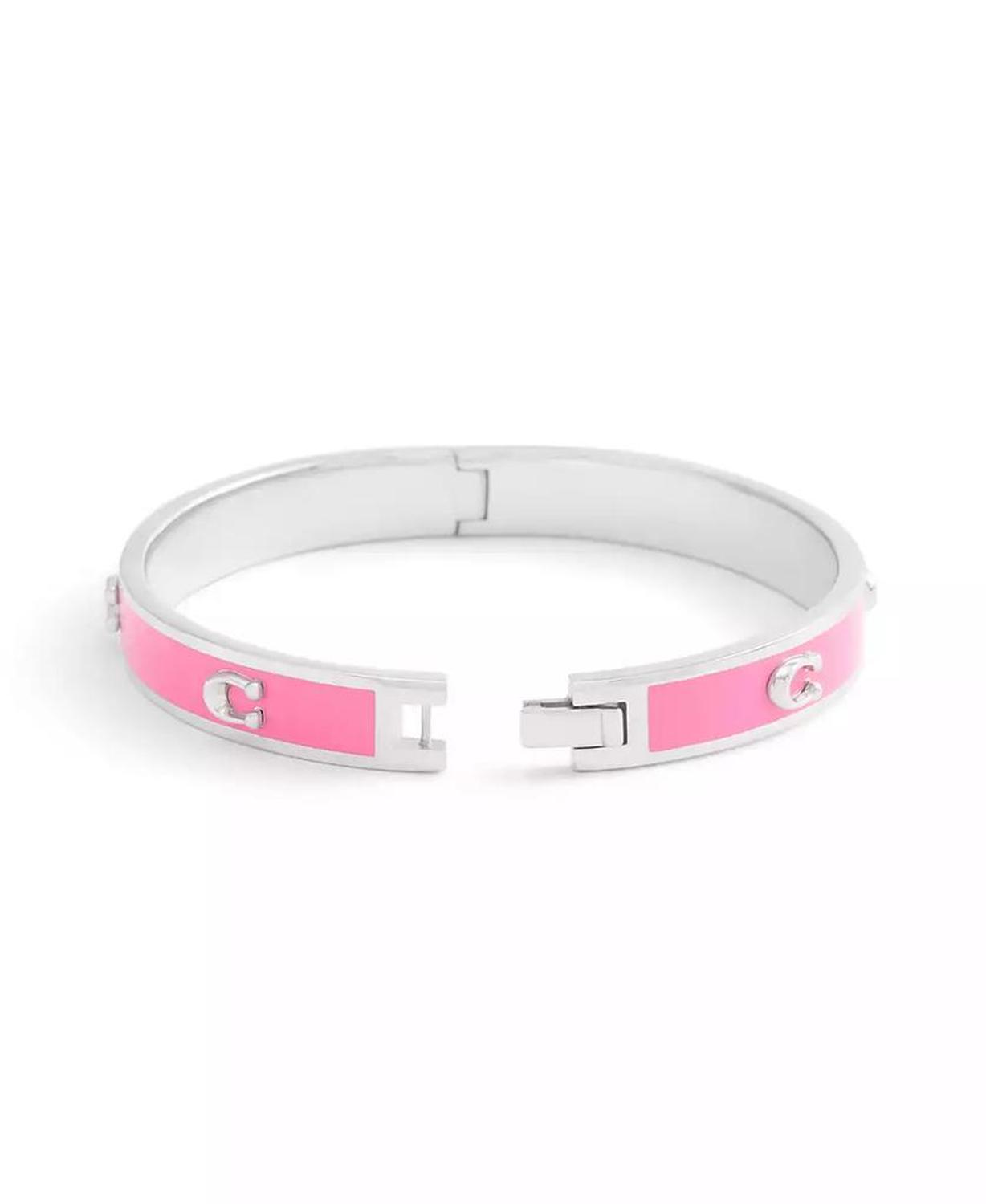 Signature C Enamel Bangle Bracelet