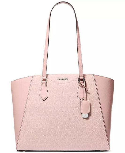Taryn Logo Large Top Zip Tote
