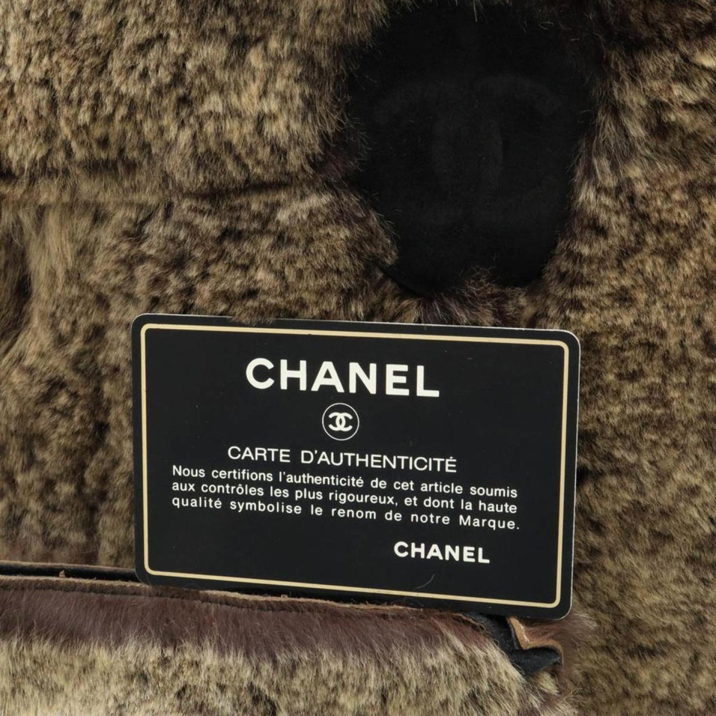 Chanel Fur Tote Bag (Pre-Owned)