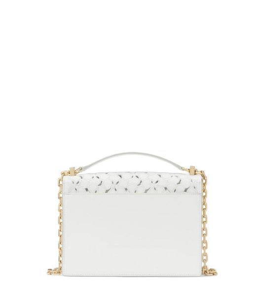 Deco Eyelet Chain Strap Shoulder Bag