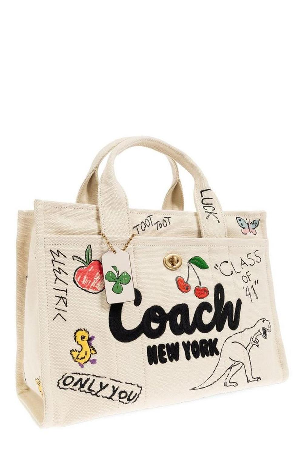 Coach Sketch Printed Cargo Tote Bag