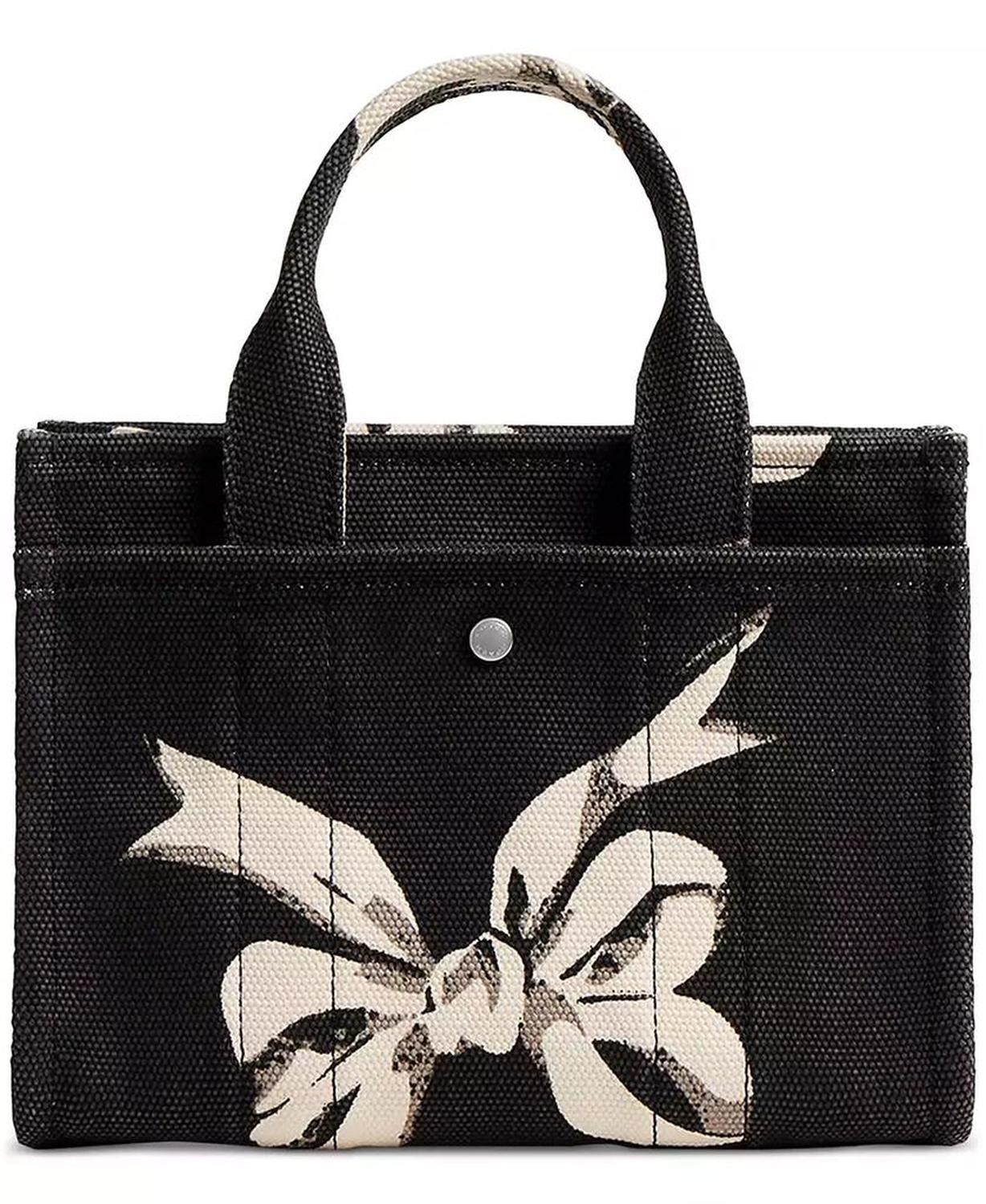 Cargo Bow Print Canvas Tote Bag 20