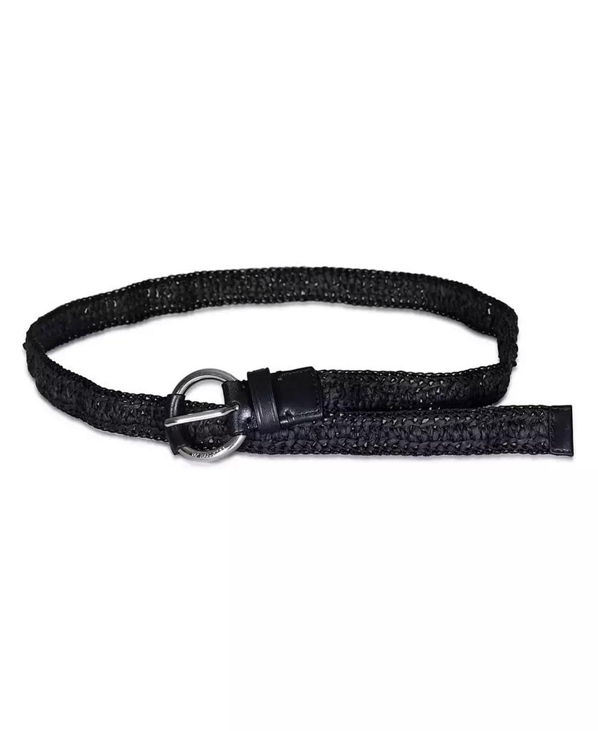 32mm Woven Raffia Belt