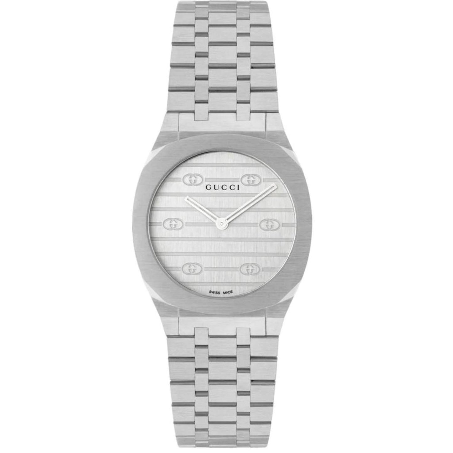 Gucci Women's 25H Silver Dial Watch