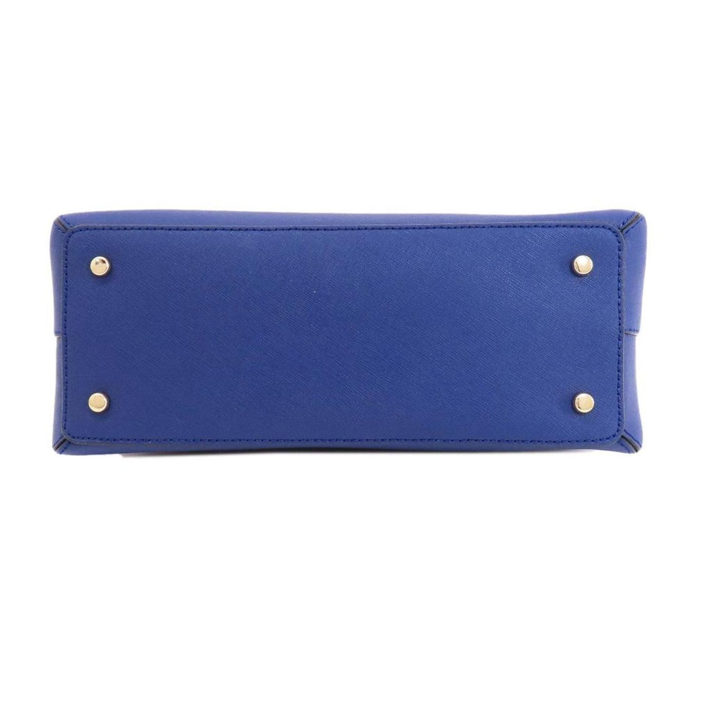 Navy Pvc Handbag (Pre-Owned)