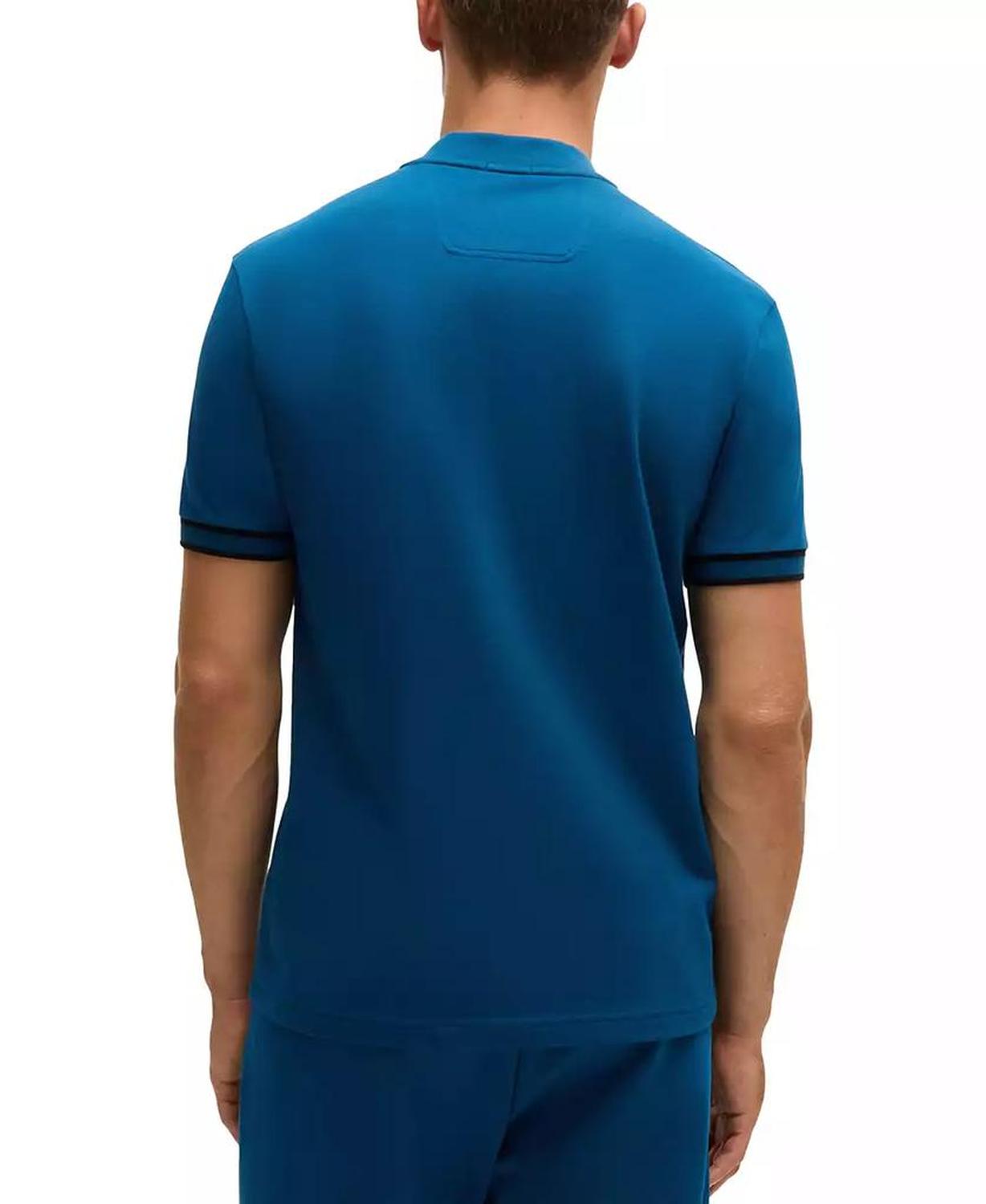 Men’s Cotton-Piqué Zip-Neck Polo