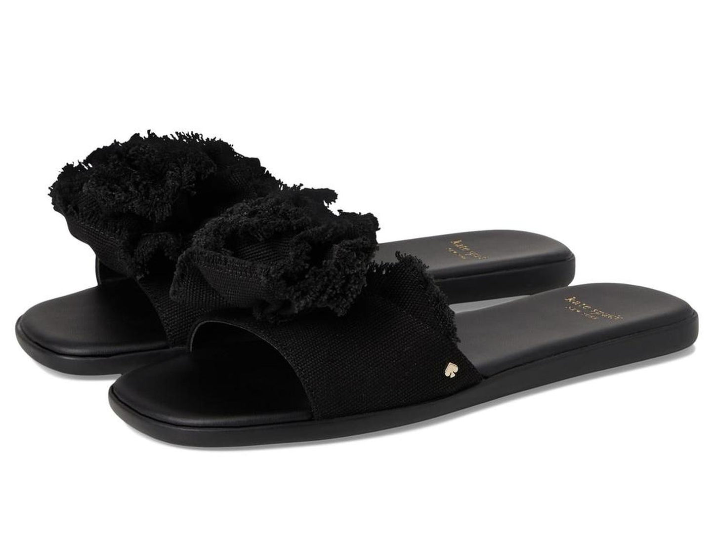 Flourish Canvas Flat Sandal