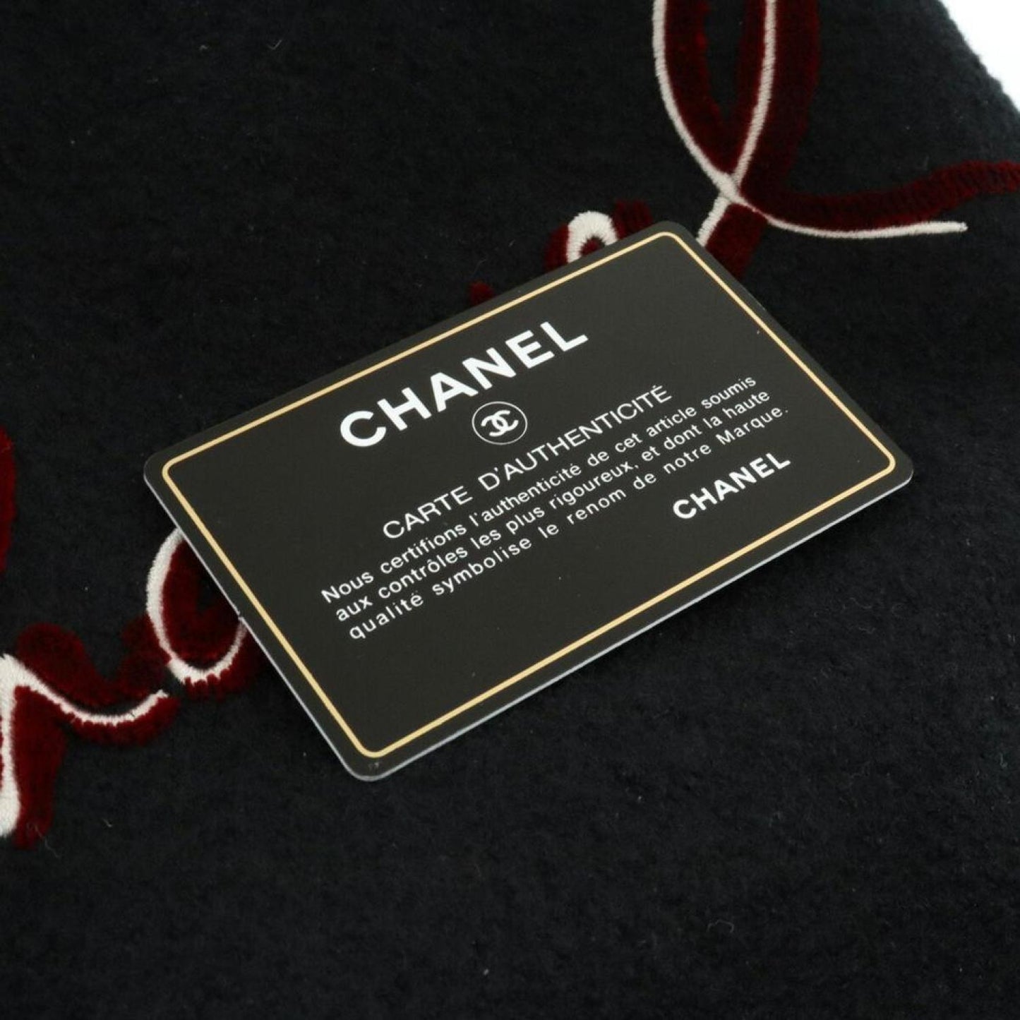 Chanel Drawstring Wool Shoulder Bag (Pre-Owned)