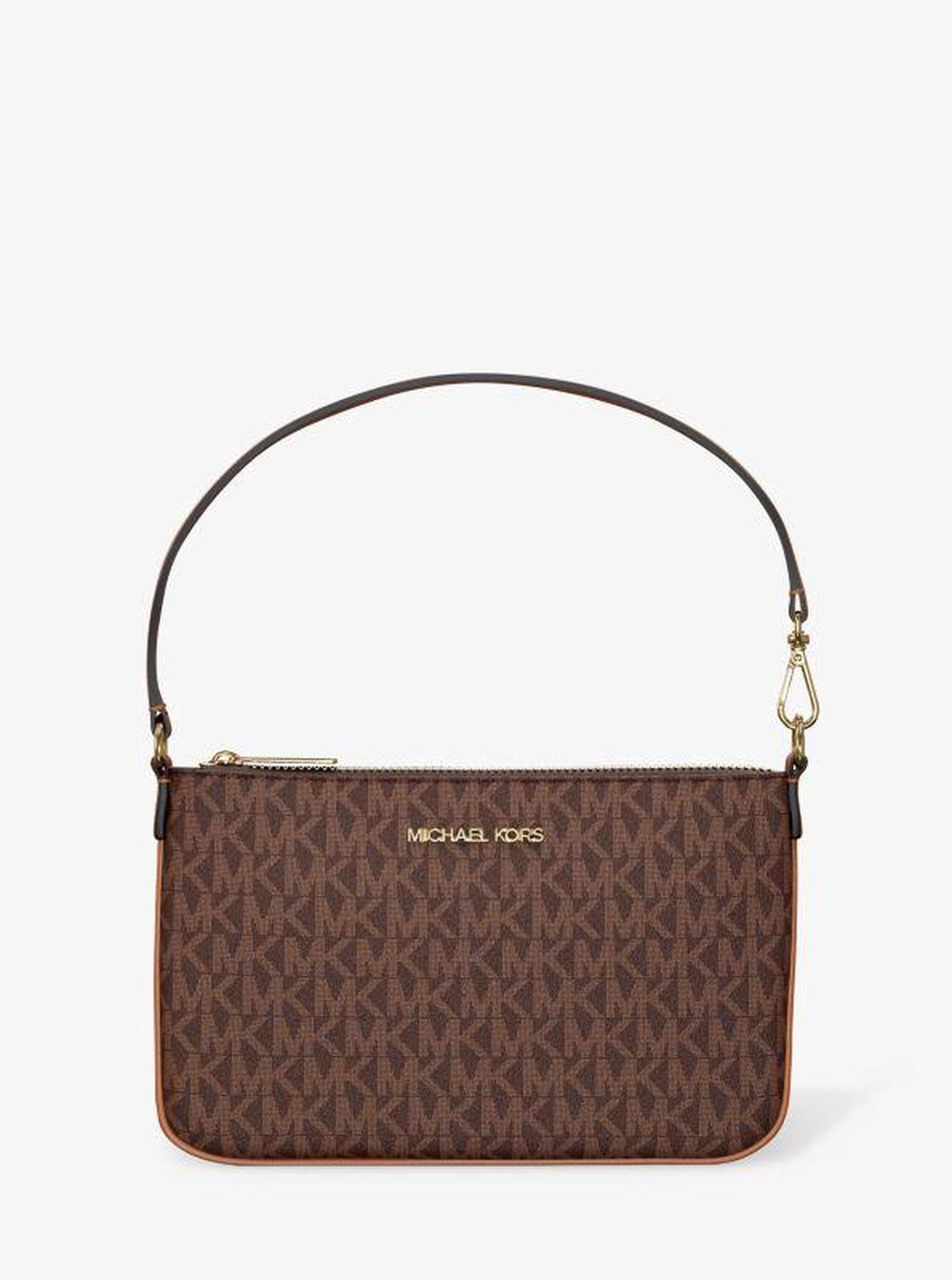 Jet Set Small Signature Logo Convertible Wristlet