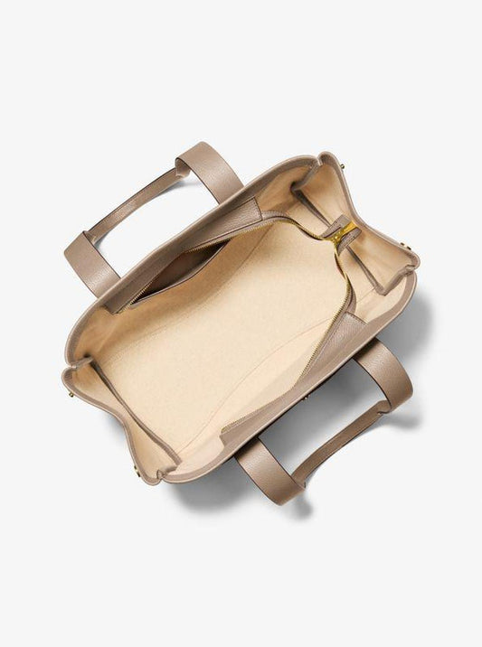 Romee Large Pebbled Leather Tote Bag