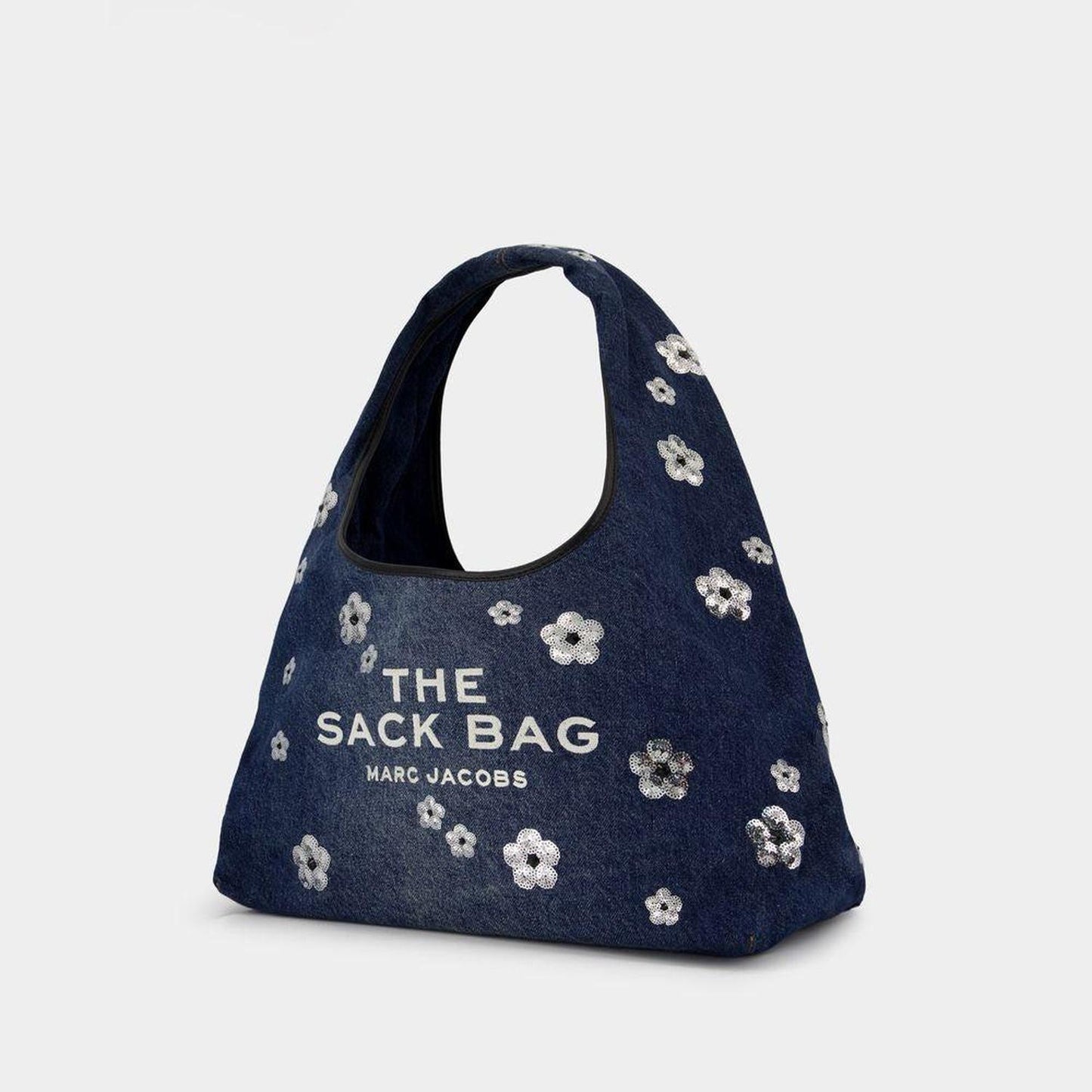 The Sack Shoulder Bag - Cotton - Blue