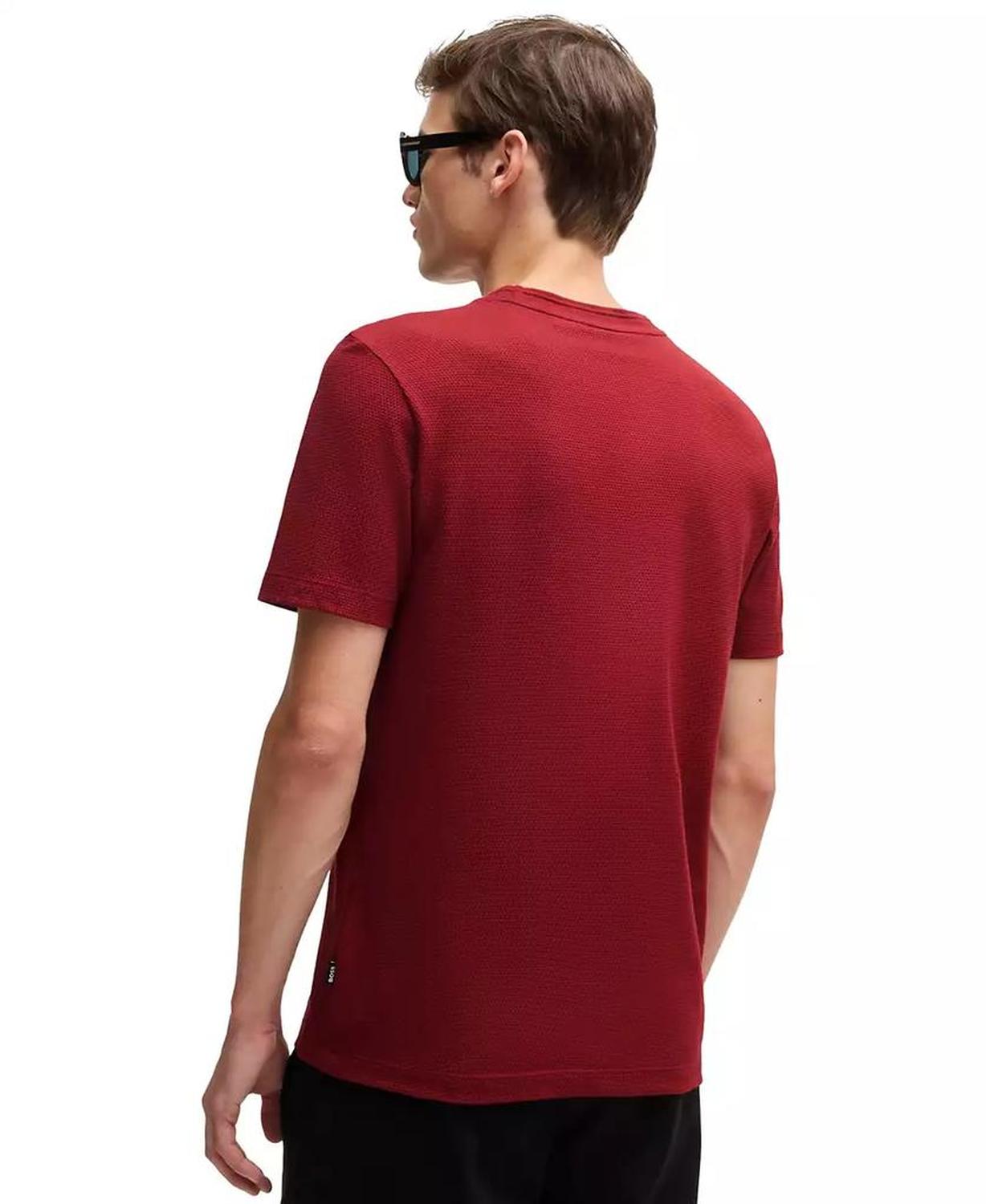 Men's Bubble-Jacquard Structure T-shirt