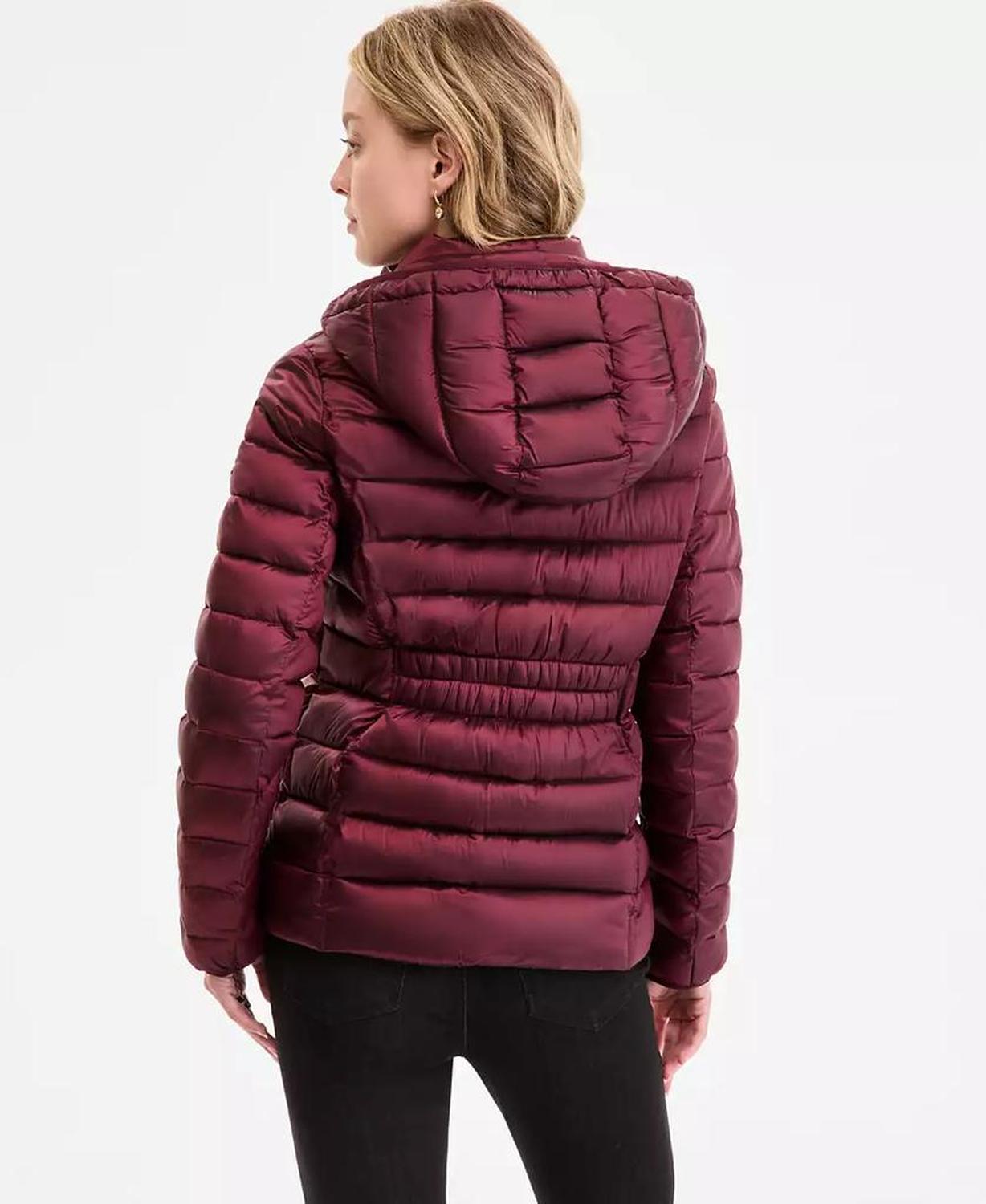 Women's Hooded Shine Packable Puffer Coat, Exclusively at Macy's