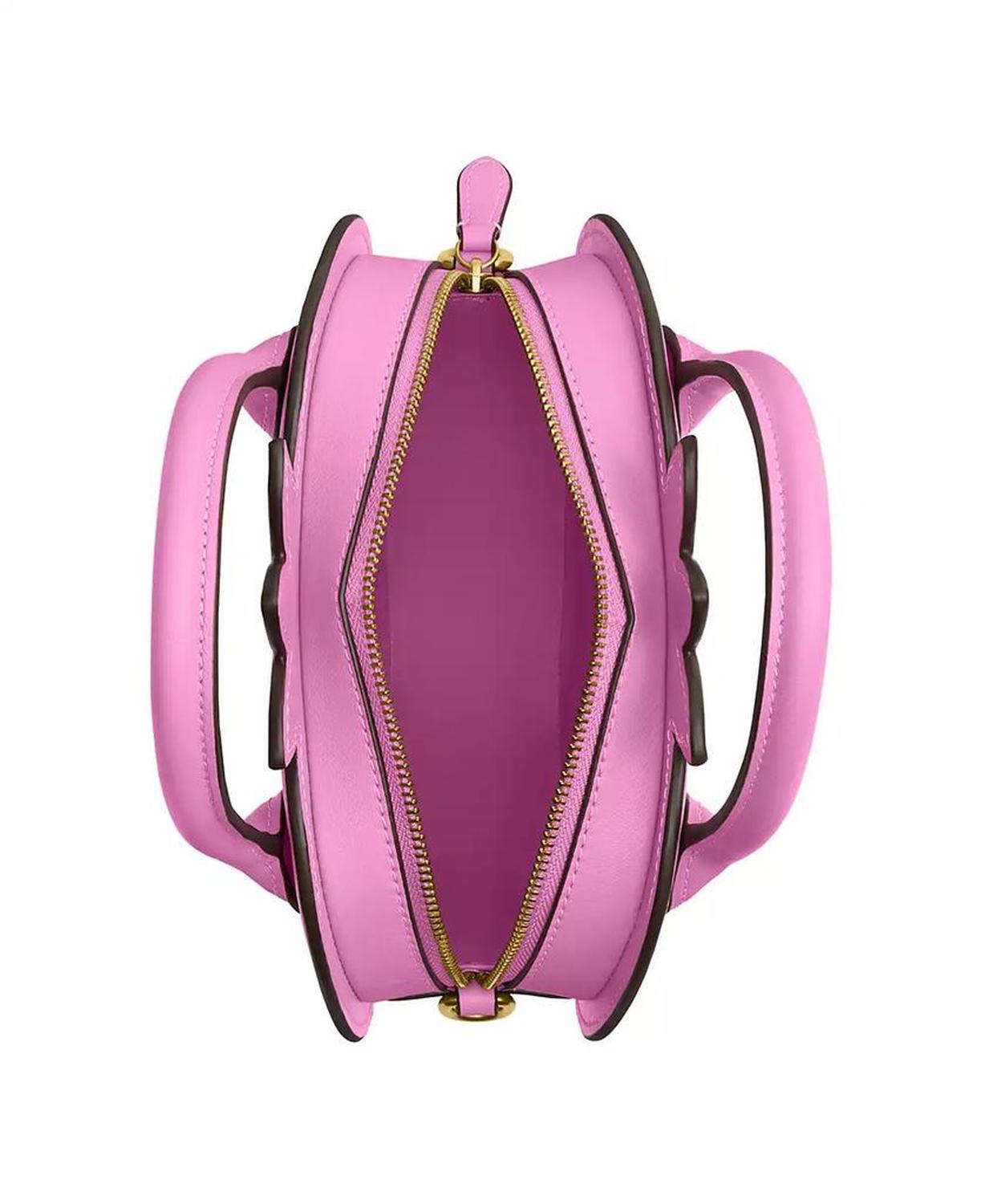Strawberry Leather Mini Crossbody Bag