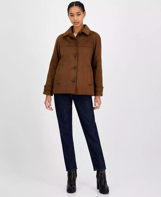MICHAEL Women's Faux-Suede Jacket