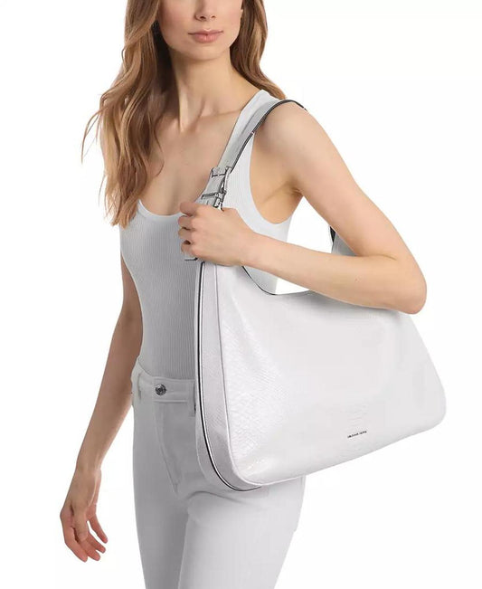 Nolita Large Leather Hobo Shoulder Bag