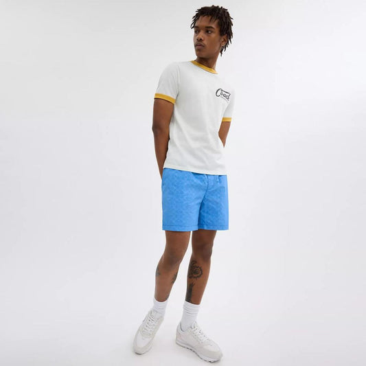 Coach Outlet Monochrome Shorts In Recycled Nylon