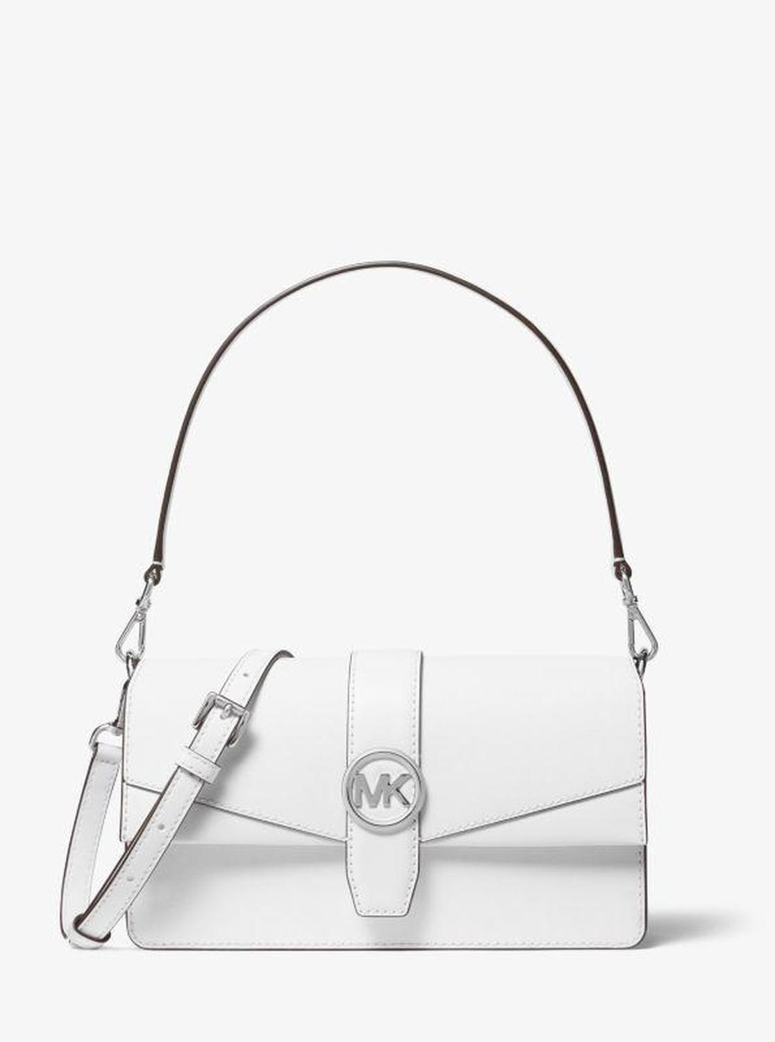 Greenwich Medium Saffiano Leather Convertible Shoulder Bag