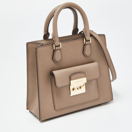 Michael Michael Kors Beige Leather Tote