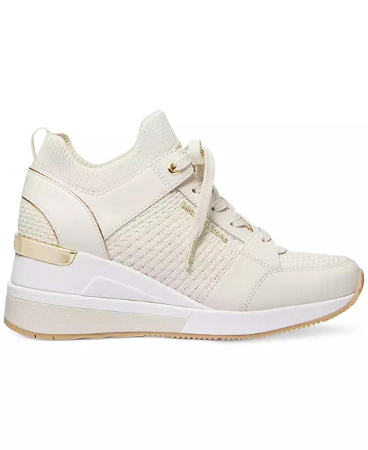 Women's Georgie Knit Lace-Up Trainer Sneakers