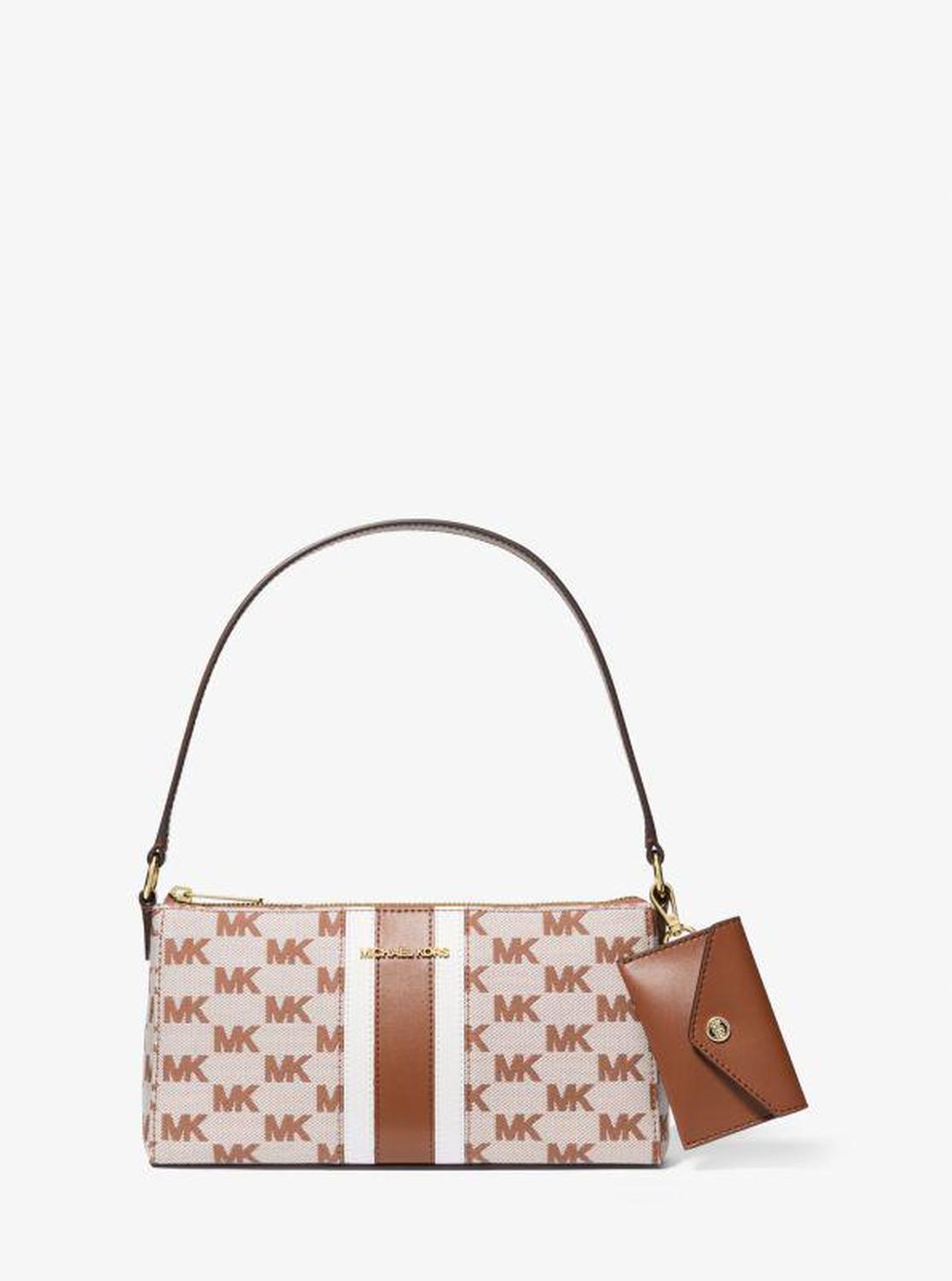 Vincent Medium Logo Jacquard Pochette with Card Case
