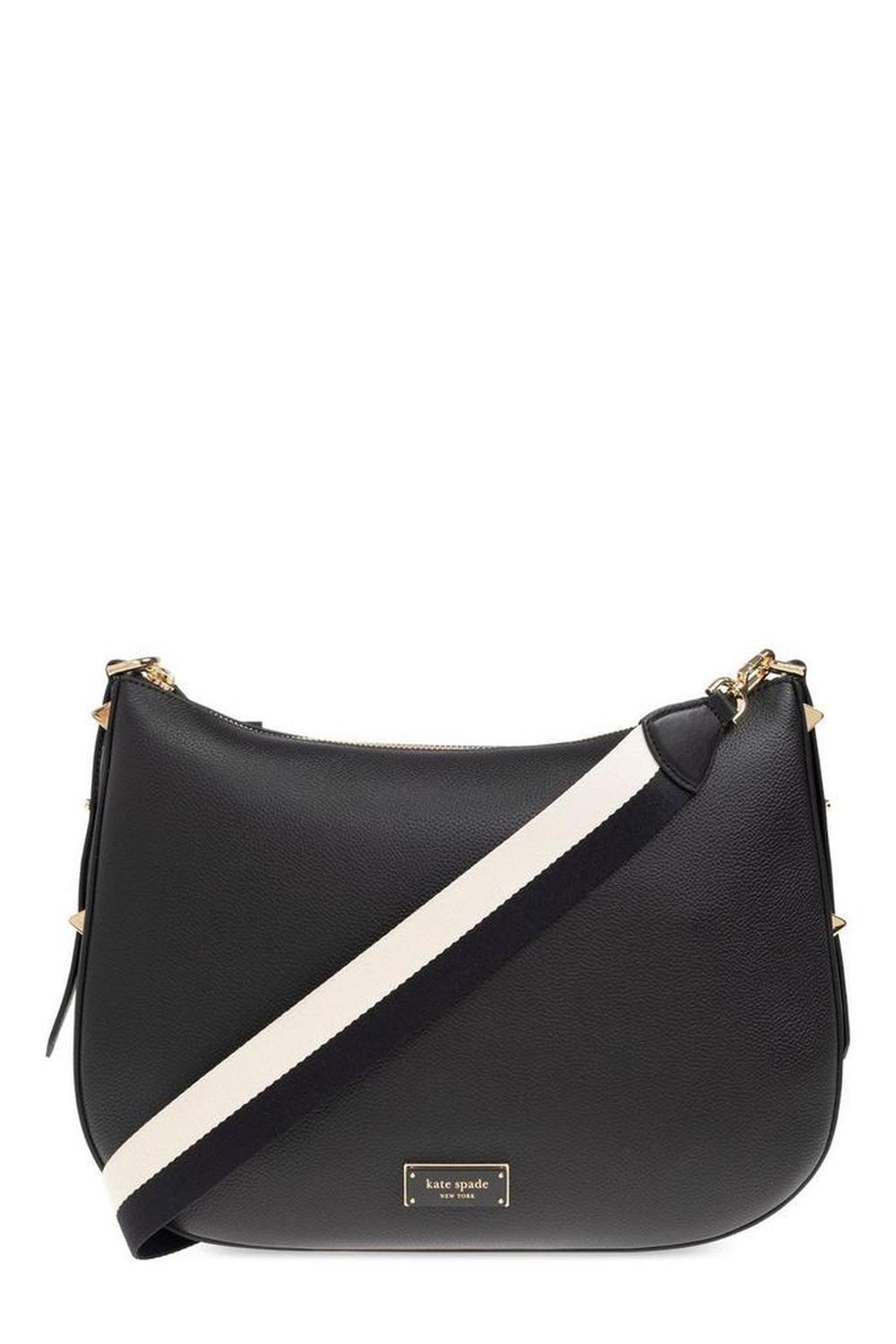 Kate Spade Logo-Plaque Top Zipped Shoulder Bag