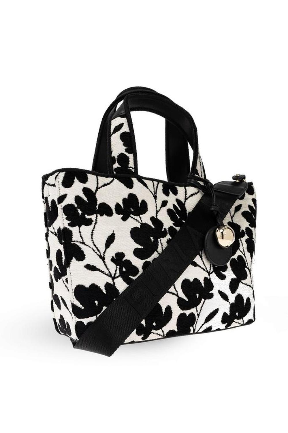 Furla Floral Embroidered Tote Bag