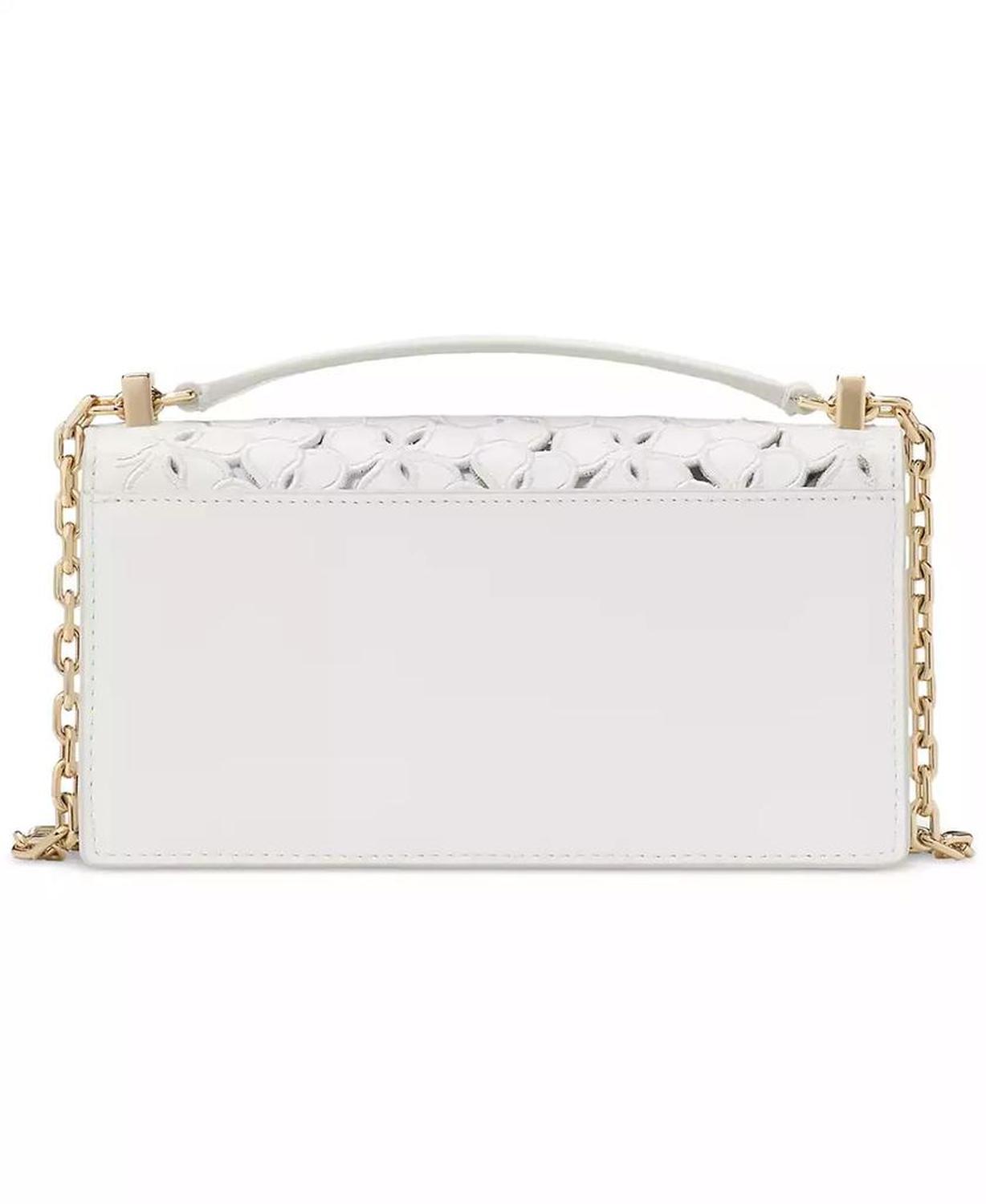 Eyelet Deco Mini Leather Crossbody Bag