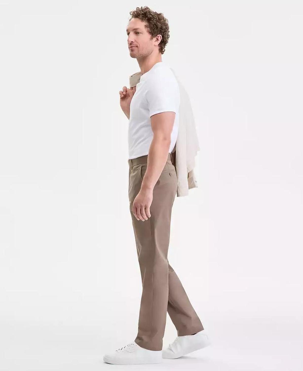 Men's Tab-Front Tech Pants