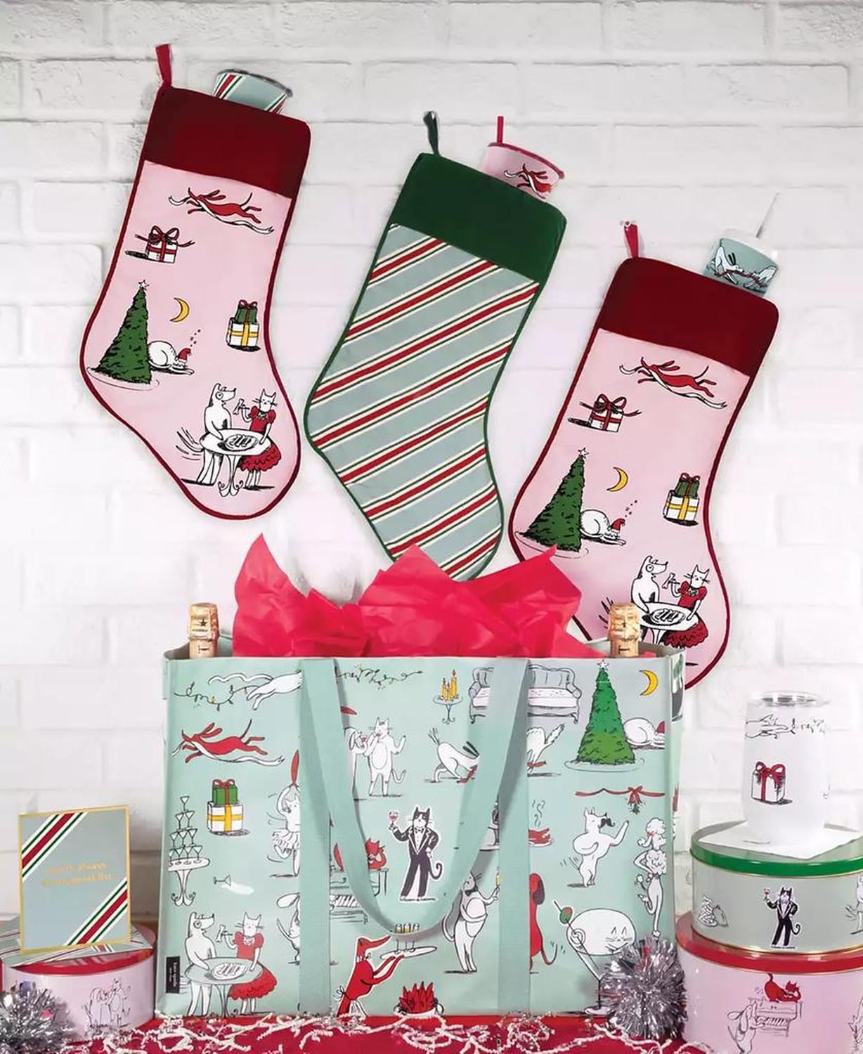 New York Stocking Holiday Decor