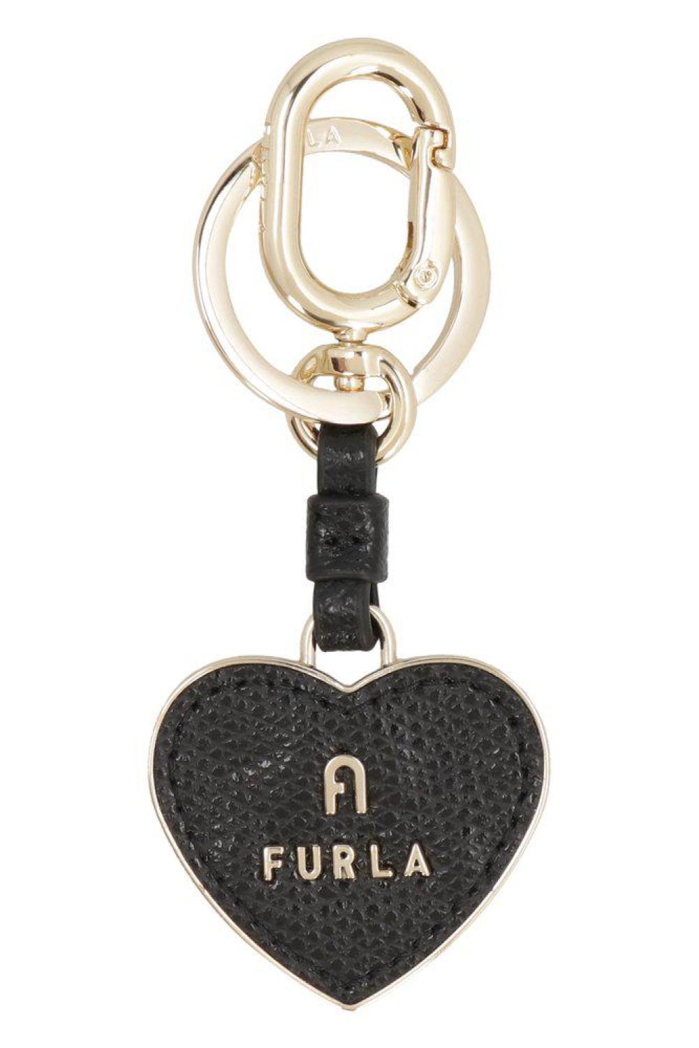 Furla Camelia Logo Lettering Keyring