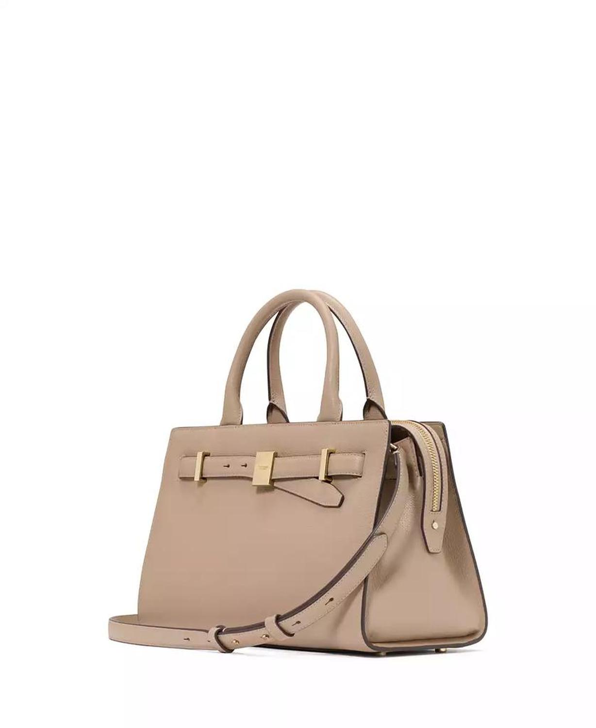 Women's Deco Pebbled Medium Satchel Bag
