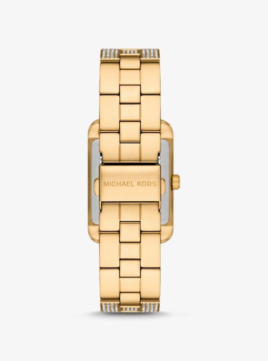 Monroe Pavé Gold-Tone Watch