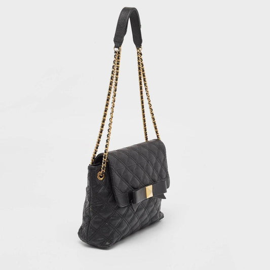Marc Jacobs Quilted Leather Bow Shoulder Bag